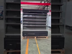 ডুয়াল এয়ার কার্টেন ডিজাইনের মাধ্যমে উন্নত খোলা ফ্রন্ট ডিসপ্লে ফ্রিজ