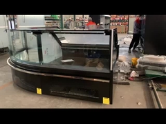 প্লাগ-ইন কম্প্রেসার কাউন্টারটপ ডেলি কেস রেফ্রিজারেটেড সঙ্গে বাণিজ্যিক বড় ক্ষমতা