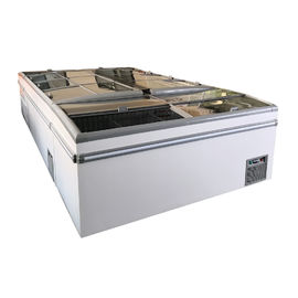 2.1M 2.5M Frost Free Supermarket Chest Freezer For Frozen Meats Chickens