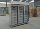 Wholesale Integral Heavy Duty Commercial Freezers R290 Four Door Display Freezer Top Mounted