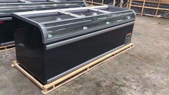 আলাদা সুইচ সহ LED লাইটিং ডিসপ্লে চেস্ট ফ্রিজার